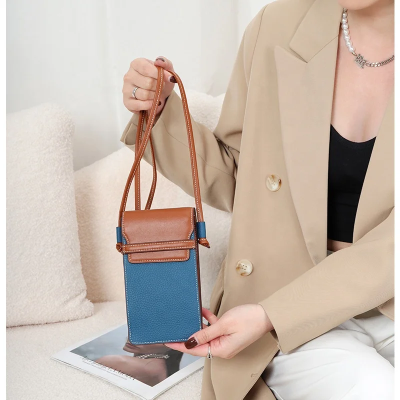 Luxury Brand Style Mini Shoulder Bags for Women Cell Phone Bag Fashion Flap Crossbody Bag Genuine Leather Girl Two-toned Handbag
Luxury Brand Style Mini Shoulder Bags for Women Cell Phone Bag Fashion Flap Crossbody Bag Genuine Leather Girl Two-toned Handbag