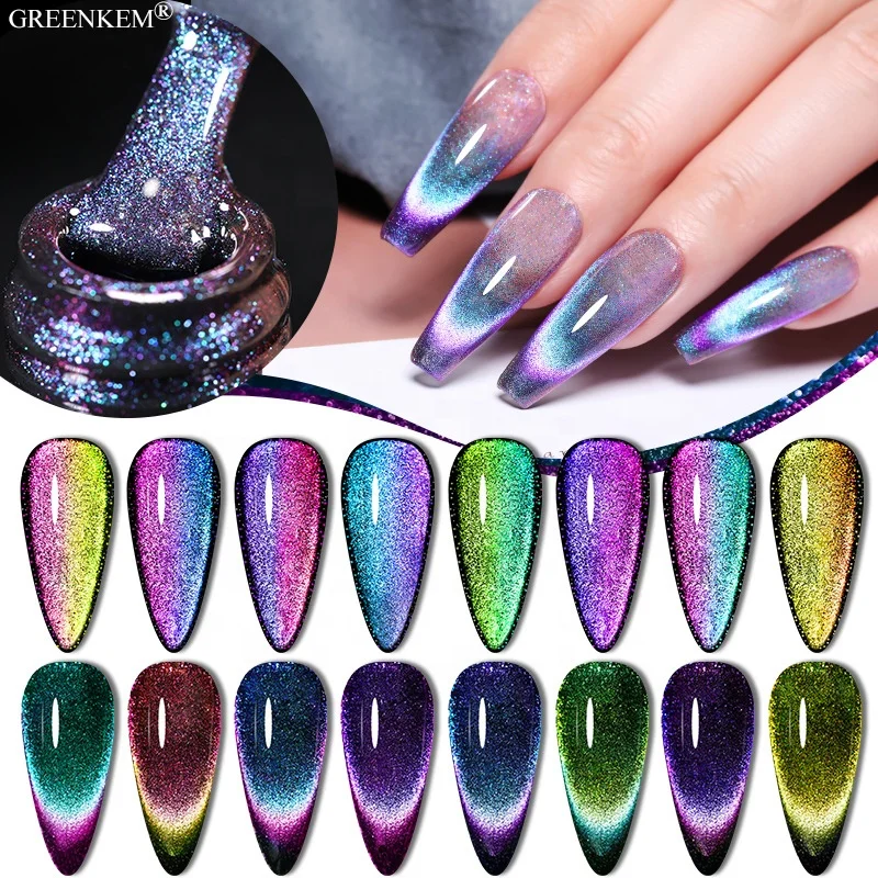 Diamond Glitter Disco Reflective Gel Nail Polish 7ml Cat Eye Mood Glue Color Set UV LED Nail Gel Polish
Diamond Glitter Disco Reflective Gel Nail Polish 7ml Cat Eye Mood Glue Color Set UV LED Nail Gel Polish
