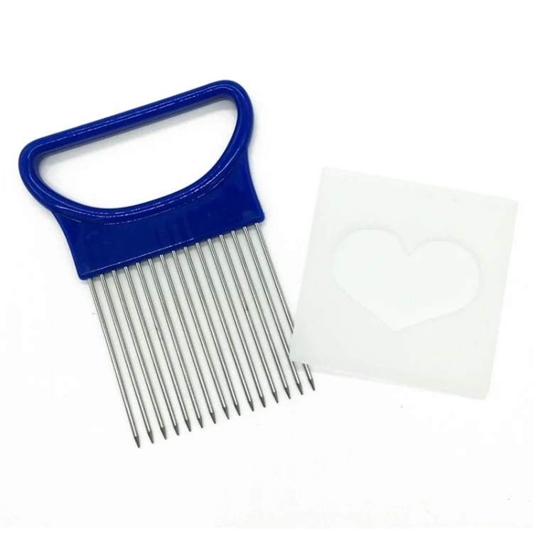 10PCS Hot Sale Wholesale Onion Cutter High Quality Steel Cutter Needle Fruit Vegetable Onion Slicer Various Colors Onion Cutter
10PCS Hot Sale Wholesale Onion Cutter High Quality Steel Cutter Needle Fruit Vegetable Onion Slicer Various Colors Onion Cutter