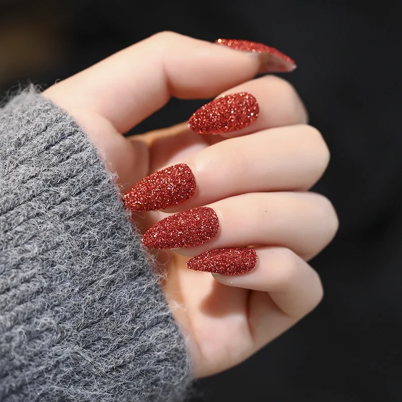 New design 24 pcs False Artificial nails Acrylic nails false press on nails with glue
New design 24 pcs False Artificial nails Acrylic nails false press on nails with glue
