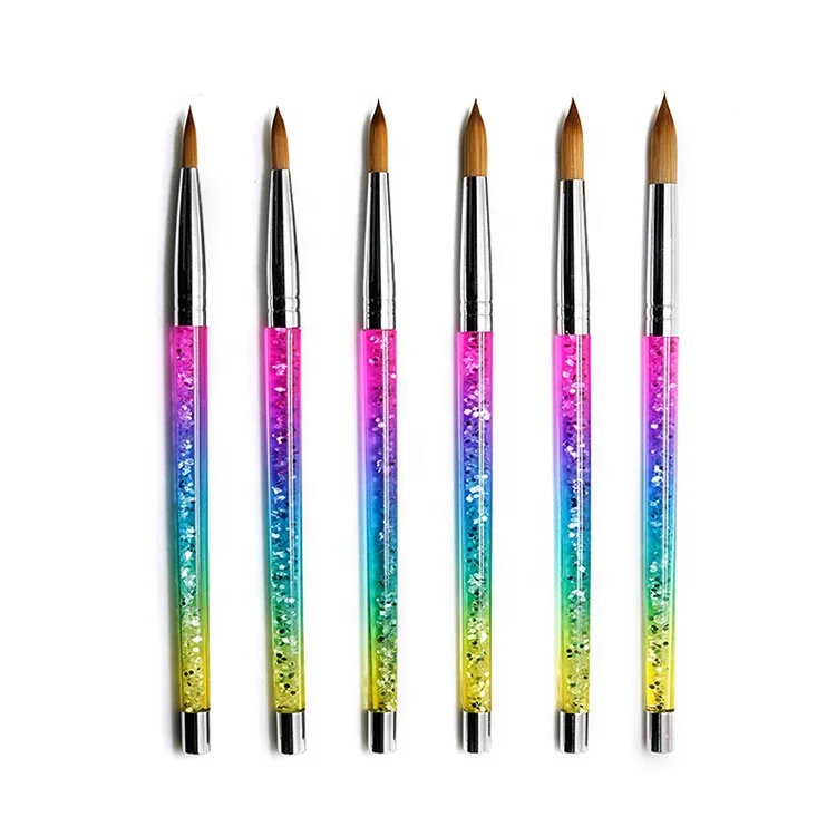 Private label Gradient Nail art brushes professional 100% kolinsky acrylic nail brush
Private label Gradient Nail art brushes professional 100% kolinsky acrylic nail brush