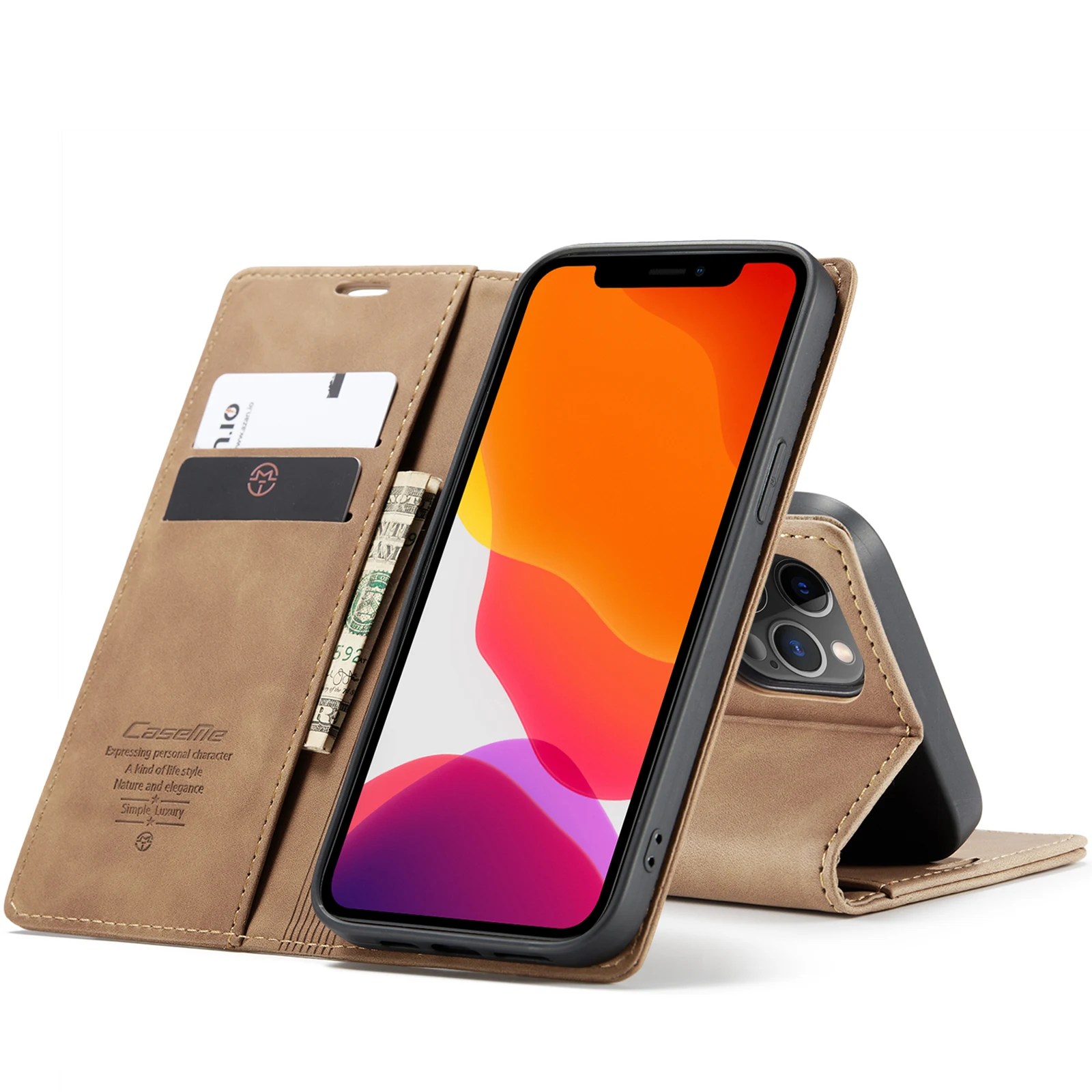 Hot Selling PU Leather Flip Stand Case for iPhone 12 pro max Card Holder Wallet Phone Case for iPhone 12 11 Cover
Hot Selling PU Leather Flip Stand Case for iPhone 12 pro max Card Holder Wallet Phone Case for iPhone 12 11 Cover