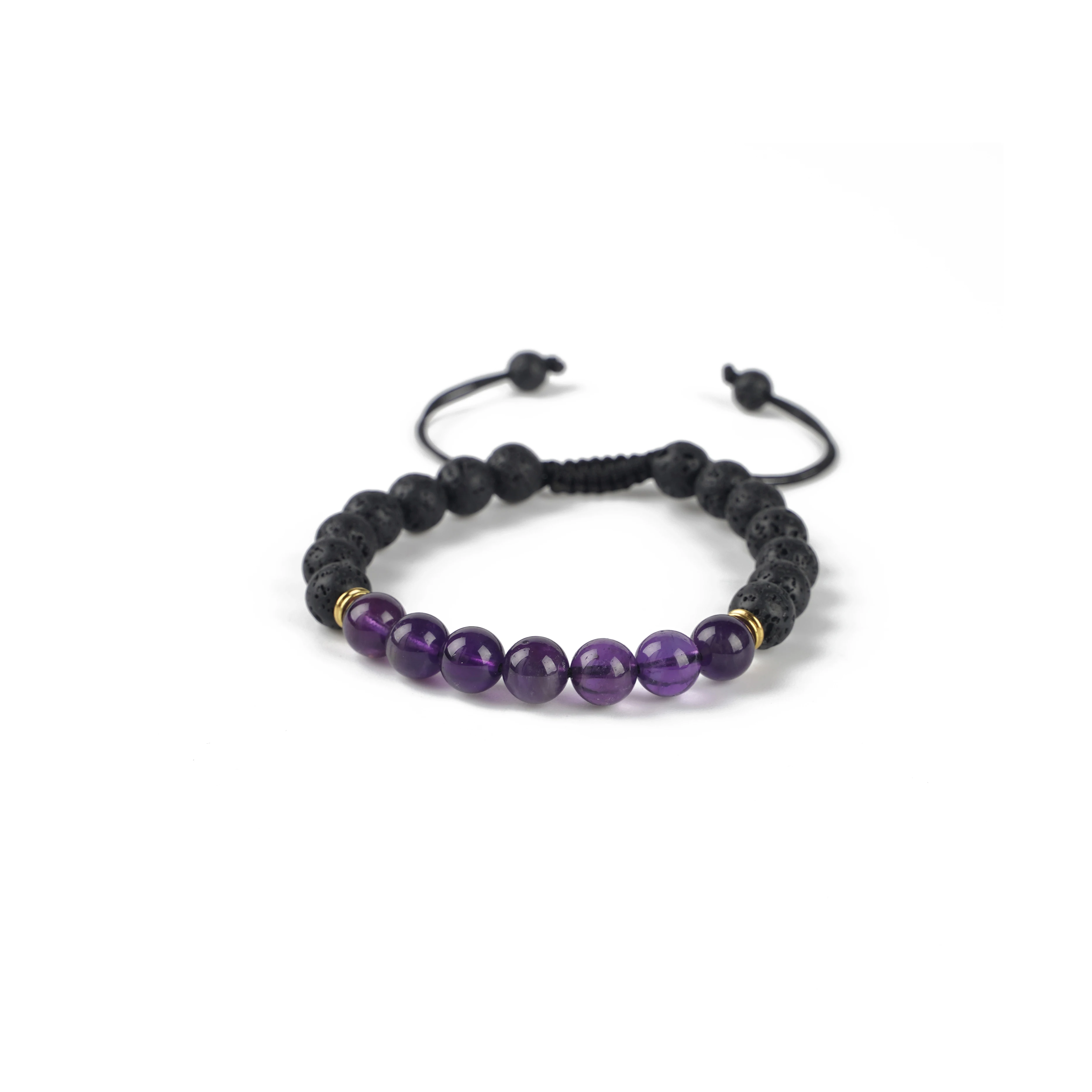Natural rock lava stone beads mixed amethyst stone beads trendy new arrival braided rope adjustable bracelet, Picture
Natural rock lava stone beads mixed amethyst stone beads trendy new arrival braided rope adjustable bracelet, Picture