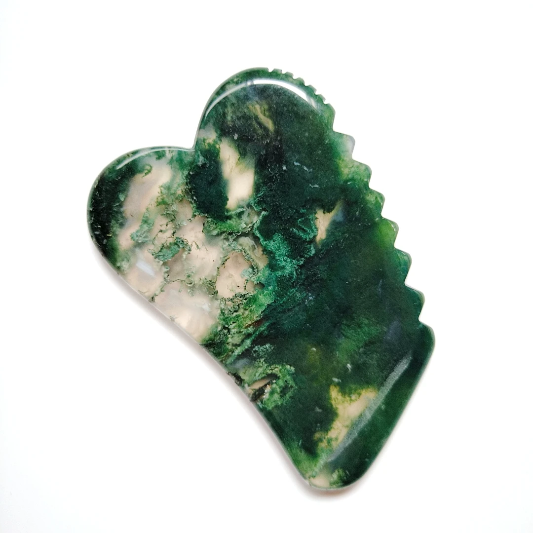 Hot Design Natural Spiky moss agate facial Roller massage tool gua sha scraping massage tool
Hot Design Natural Spiky moss agate facial Roller massage tool gua sha scraping massage tool