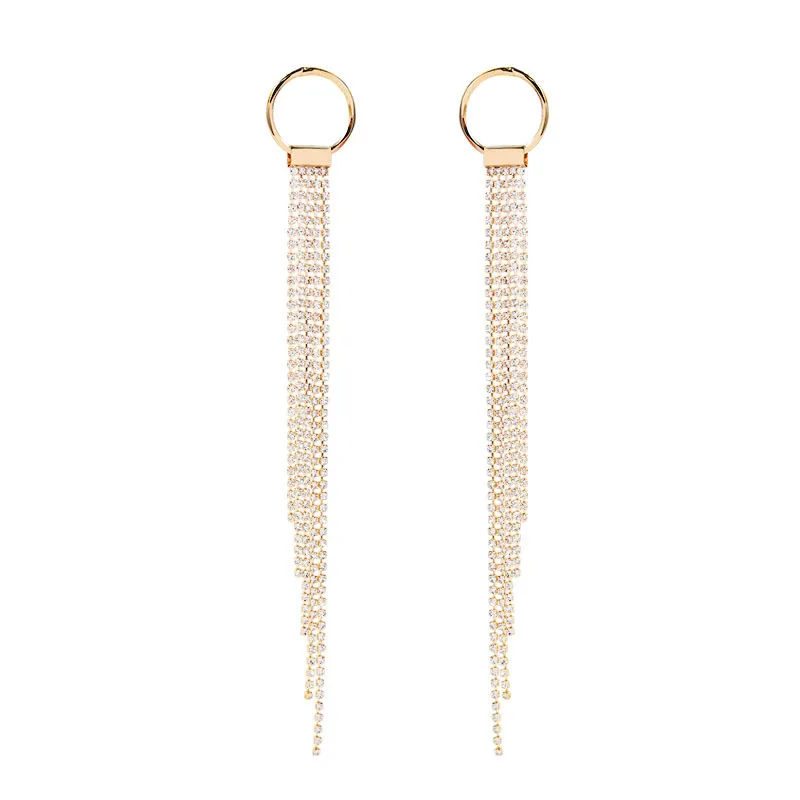 Fashion S925 Real 18K Gold Long Drop Earrings Pure Gold Plated Long Drop Diamond Earring Women Jewelry
Fashion S925 Real 18K Gold Long Drop Earrings Pure Gold Plated Long Drop Diamond Earring Women Jewelry