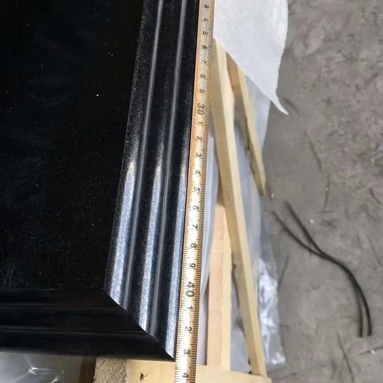Cheap big low price Big Slab,Tiles,stair black galaxy granite stone