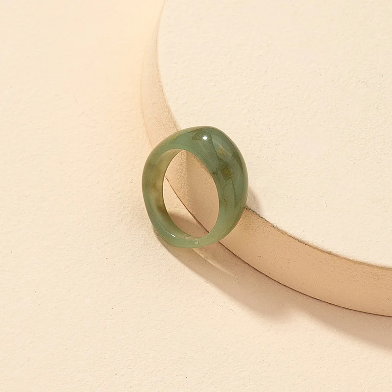 2021 Newest Arrival Colorful Gold Foil Resin Rings Jade Color Acrylic Rings For Party
2021 Newest Arrival Colorful Gold Foil Resin Rings Jade Color Acrylic Rings For Party