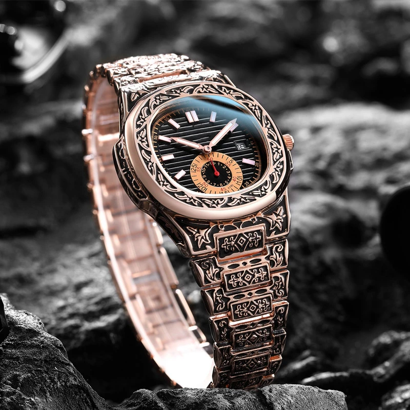 Fashion Gold Siver Plated Stainless Steel Band Business Waterproof Casual Quartz Watch Men's, Picture shows
Fashion Gold Siver Plated Stainless Steel Band Business Waterproof Casual Quartz Watch Men's, Picture shows