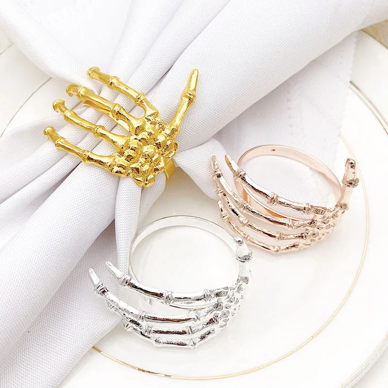 Jachon Halloween Napkin Rings Buckle finger Napkin Holder Metal Alloy Napkin Rings, As picture
Jachon Halloween Napkin Rings Buckle finger Napkin Holder Metal Alloy Napkin Rings, As picture