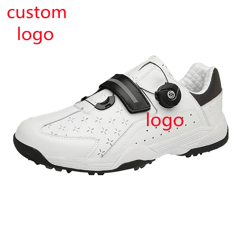 Men's and women's golf shoes outdoor leisure sports custom logo shoes large size rotary button broken nail anti-skid shoes
Men's and women's golf shoes outdoor leisure sports custom logo shoes large size rotary button broken nail anti-skid shoes