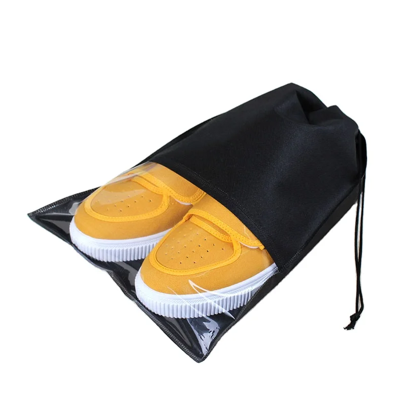 transparent sandal bag Non-woven slippers drawstring drawstring pocket dust-proof packaging bag
transparent sandal bag Non-woven slippers drawstring drawstring pocket dust-proof packaging bag