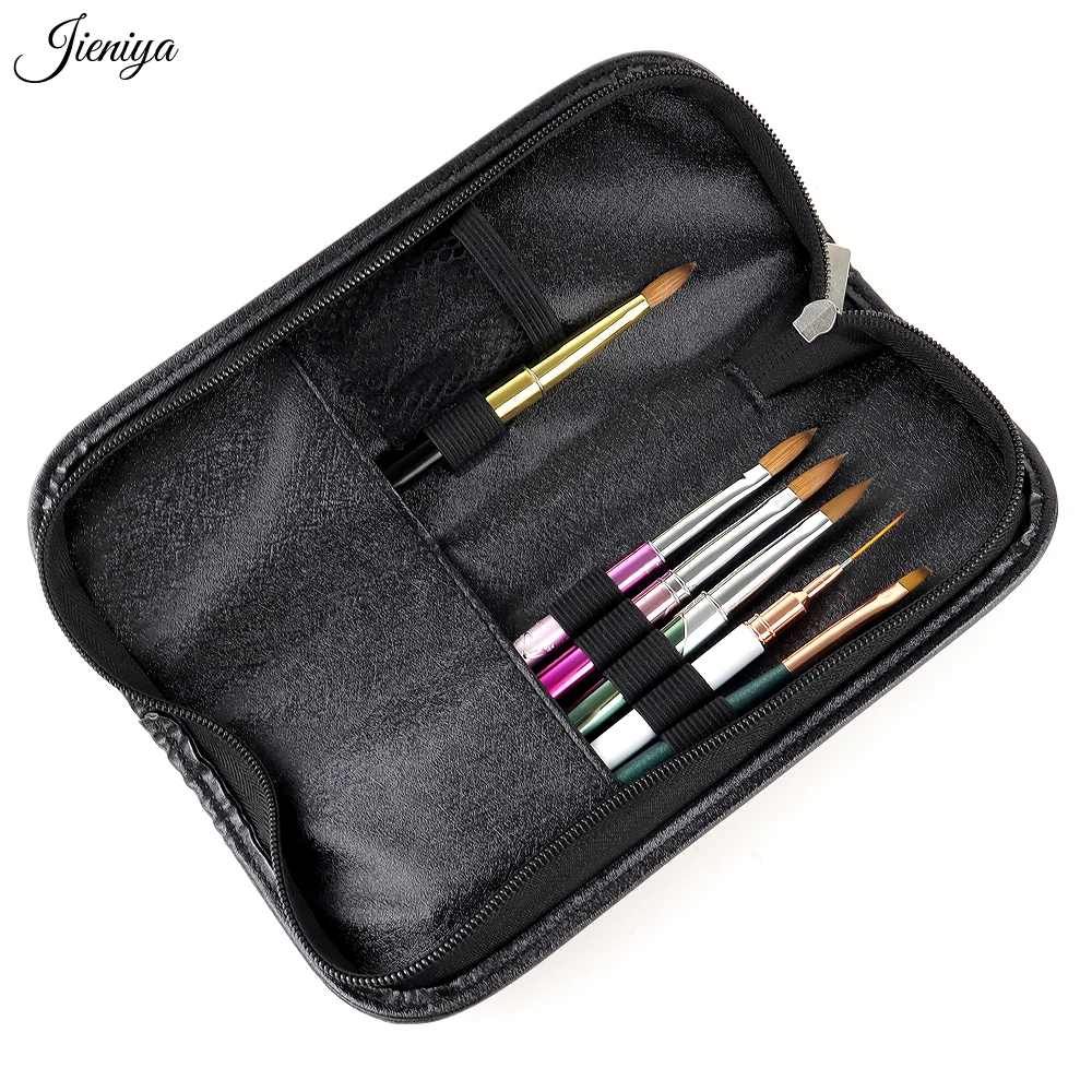 Jieniya Factory price nail art storage bag 6Pcs black nail supplies Set Small Travel Kit Nail pen storage kit
Jieniya Factory price nail art storage bag 6Pcs black nail supplies Set Small Travel Kit Nail pen storage kit