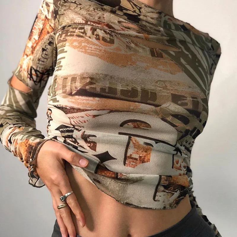 D96324 2021 new arrivals New women's fashion print slim long sleeves T-shirt with round neck and long sleeve
D96324 2021 new arrivals New women's fashion print slim long sleeves T-shirt with round neck and long sleeve