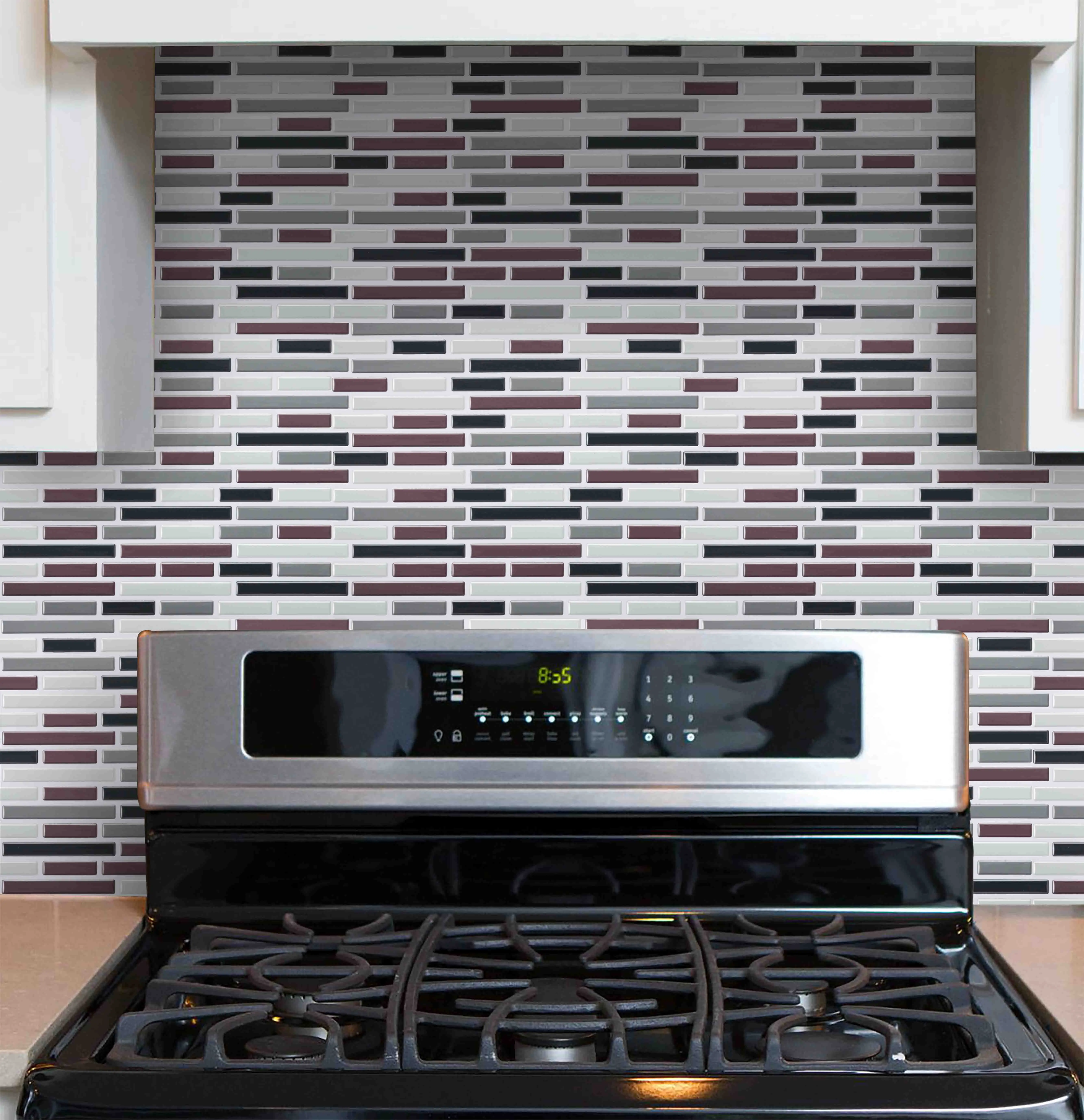 Self-Adhesive Peel and Stick Backsplash Tile Decals for Kitchen Bathroom Decor