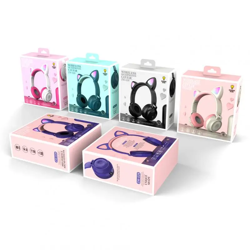 Cat Ear Headphones LED Noise Cancelling Girls Kids Cute Headset Support TF Card Jack 3.5mm Mic Wireless Headphones
Cat Ear Headphones LED Noise Cancelling Girls Kids Cute Headset Support TF Card Jack 3.5mm Mic Wireless Headphones