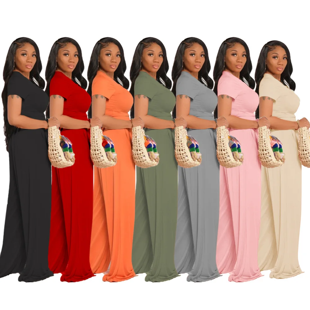 2021 New Female Summer O-neck Short Sleeve Casual Flared Two Pieces Sets with Long Pants for Women Wholesale OEM ODM
2021 New Female Summer O-neck Short Sleeve Casual Flared Two Pieces Sets with Long Pants for Women Wholesale OEM ODM