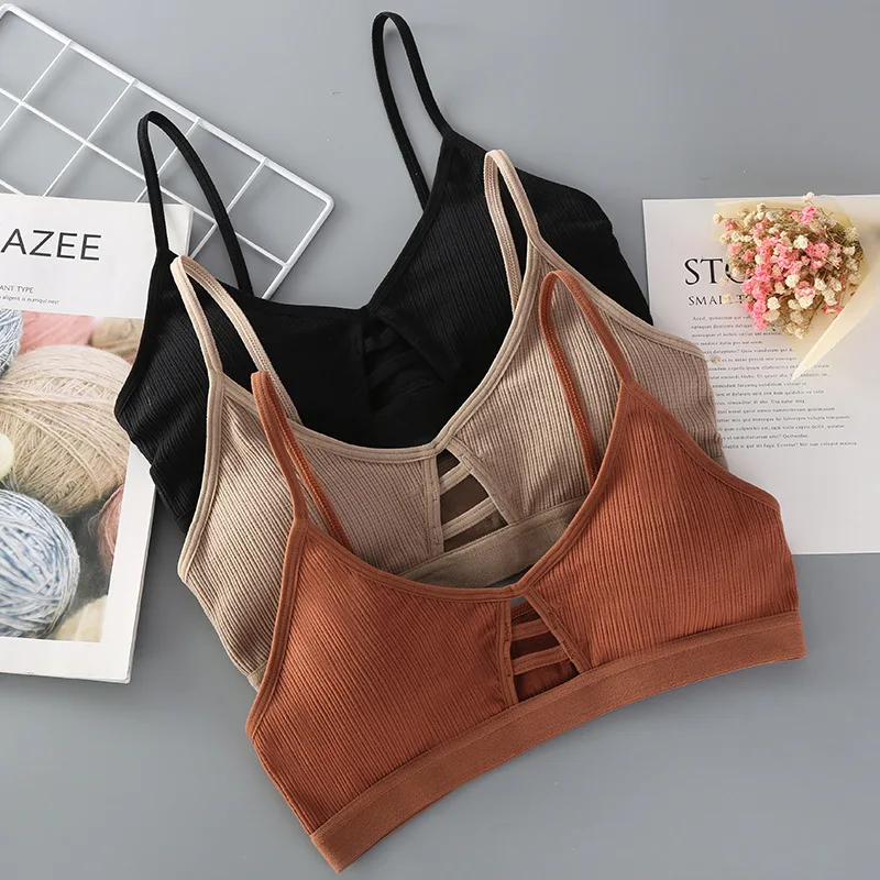 Thin Strap Bralette Sexy Lingerie Seamless Hollow Out Soft Bras For Women Wireless Push Up Bra Comfortable Underwear, As pic
Thin Strap Bralette Sexy Lingerie Seamless Hollow Out Soft Bras For Women Wireless Push Up Bra Comfortable Underwear, As pic