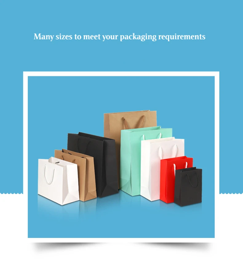 Sustainable gift packaging for retail and promotional use Eco-friendly paper bag with natural kraft texture