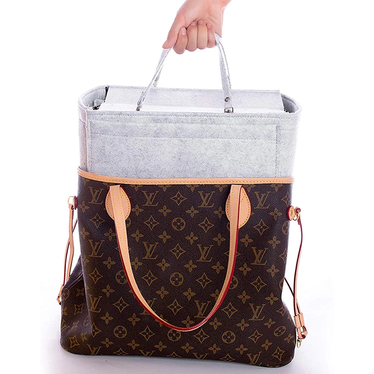Free laser logo wholesale newest style travel cosmetic storage purse organizer insert felt bag organizer, Customized color
Free laser logo wholesale newest style travel cosmetic storage purse organizer insert felt bag organizer, Customized color