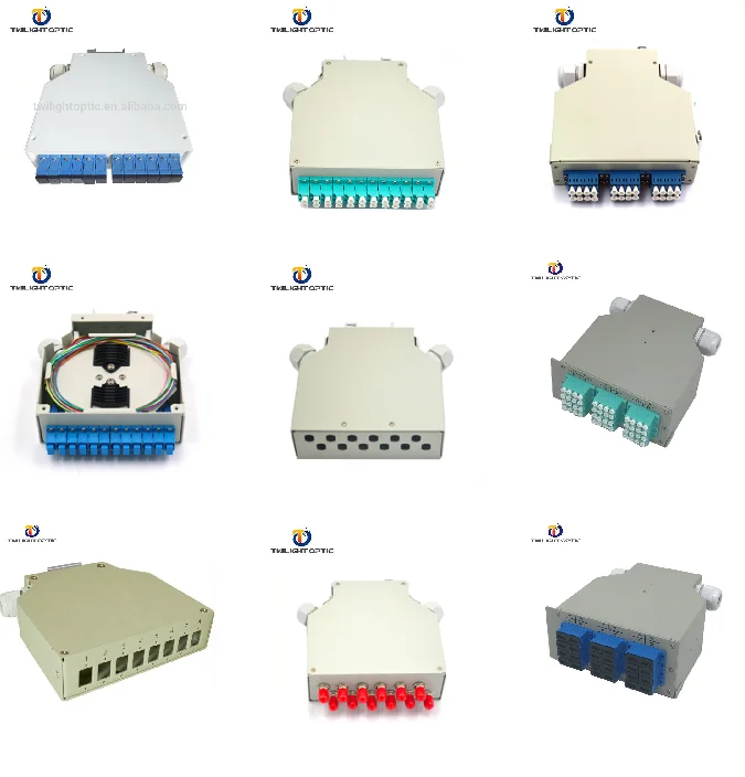 DIN Rail Fiber Optic Enclosure Termination Boxes