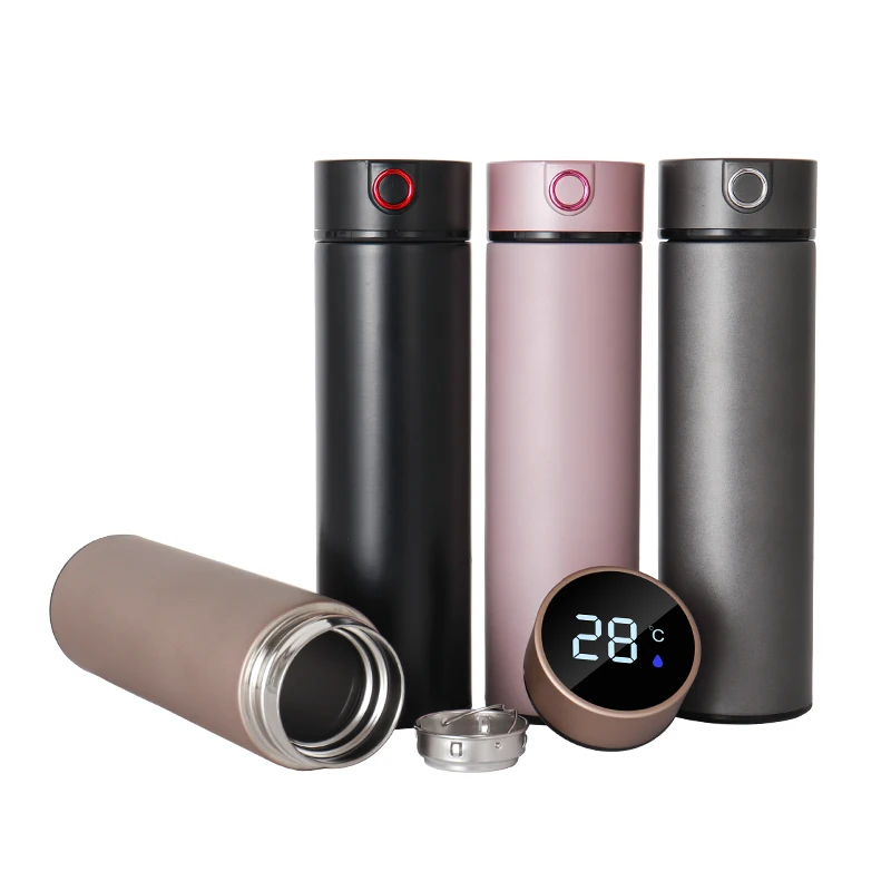 Custom Logo Double Wall Stainless Steel Insulated Custom vacuum flask Smart Water Bottle with Led Temperature Display
Custom Logo Double Wall Stainless Steel Insulated Custom vacuum flask Smart Water Bottle with Led Temperature Display