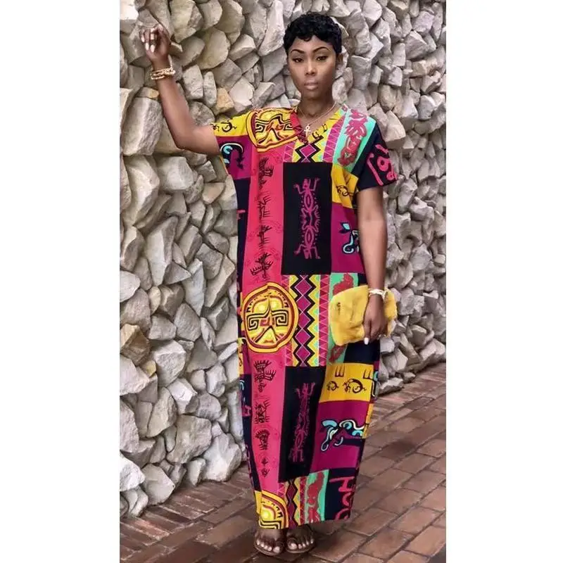 New Design 2022 Vintage Pattern Short Sleeve Kaftan Women Maxi Dress Africa Clothing
New Design 2022 Vintage Pattern Short Sleeve Kaftan Women Maxi Dress Africa Clothing