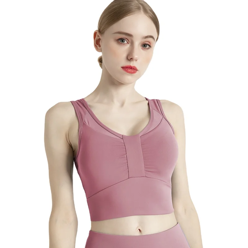 Wholesale High Quality Running Vest Comfortable Sports Top Gym Fitness Yoga Bra Women, 5 colors for you to choose
Wholesale High Quality Running Vest Comfortable Sports Top Gym Fitness Yoga Bra Women, 5 colors for you to choose