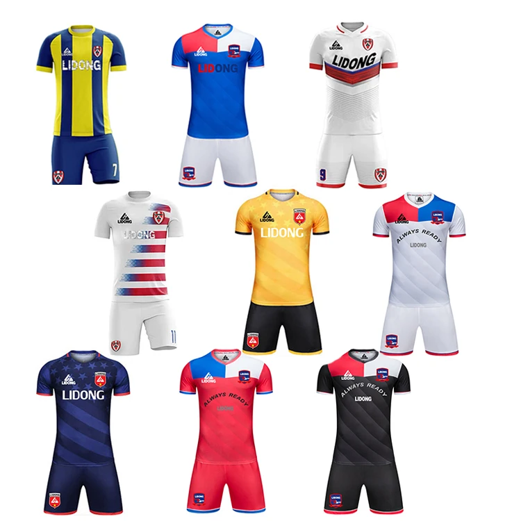 High-quality new Chinese-made football uniforms, youth and children's soccer uniforms, sublimation custom team football uniforms, Custom color
High-quality new Chinese-made football uniforms, youth and children's soccer uniforms, sublimation custom team football uniforms, Custom color