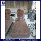Hungary Large Green Granite Headstone Gravestones Xiamen Stone