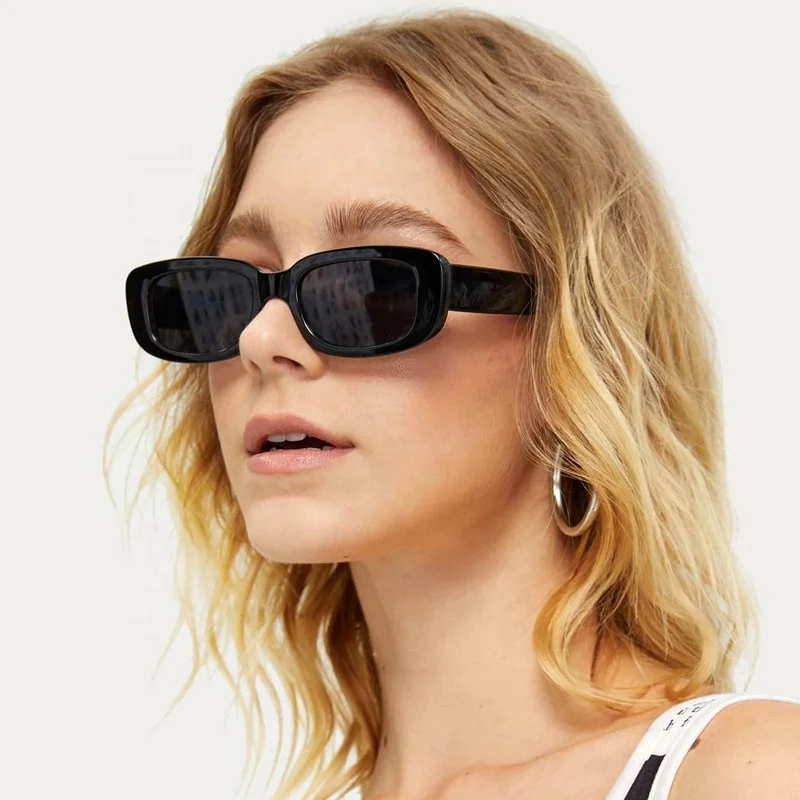 Vintage Designer Shades Sunglasses UV400 Small Rectangle Sunglasses Women, Picture colors
Vintage Designer Shades Sunglasses UV400 Small Rectangle Sunglasses Women, Picture colors