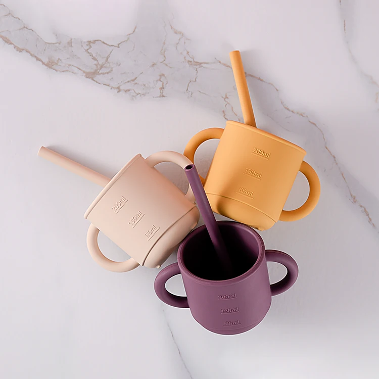 Wholesale non slip baby sippy cup silicone kid cup silicone sippy cup with straw pro, Natural
Wholesale non slip baby sippy cup silicone kid cup silicone sippy cup with straw pro, Natural