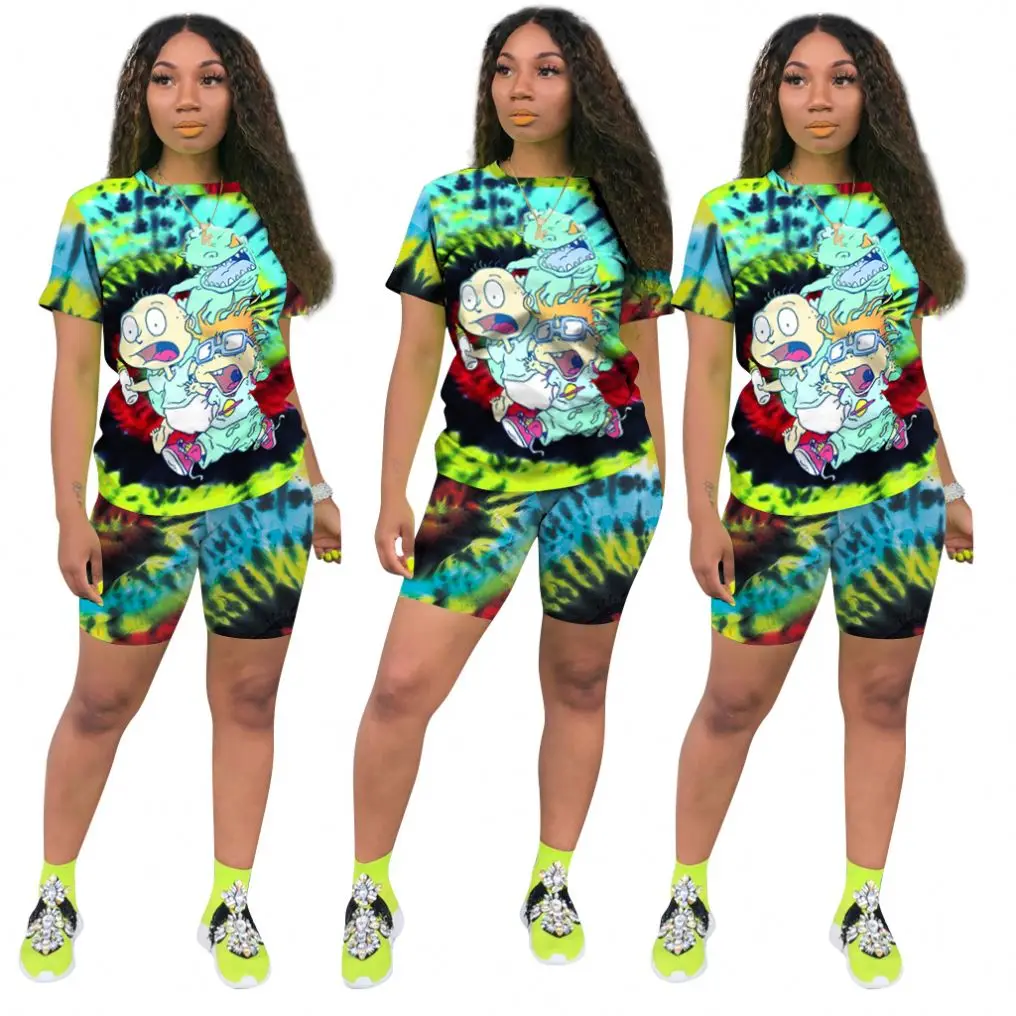 Women printed two-piece short sportswear womens jogging pants suits for women wholesale, As pictures
Women printed two-piece short sportswear womens jogging pants suits for women wholesale, As pictures