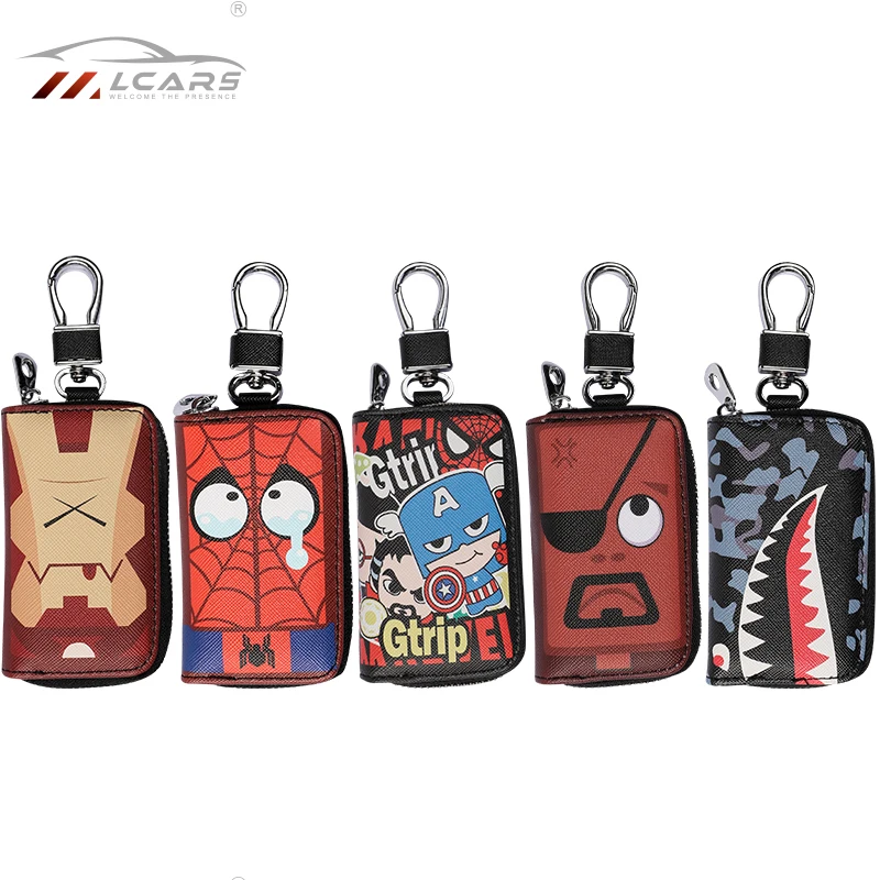 Custom Multi-function Car Key Case Bag Cartoon Fashion Leather Key Organizer Waist Hanging Cover Vertical Key Wallet, Colorful
Custom Multi-function Car Key Case Bag Cartoon Fashion Leather Key Organizer Waist Hanging Cover Vertical Key Wallet, Colorful