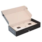 Custom recycled paper corrugated auto lock cardboard box
