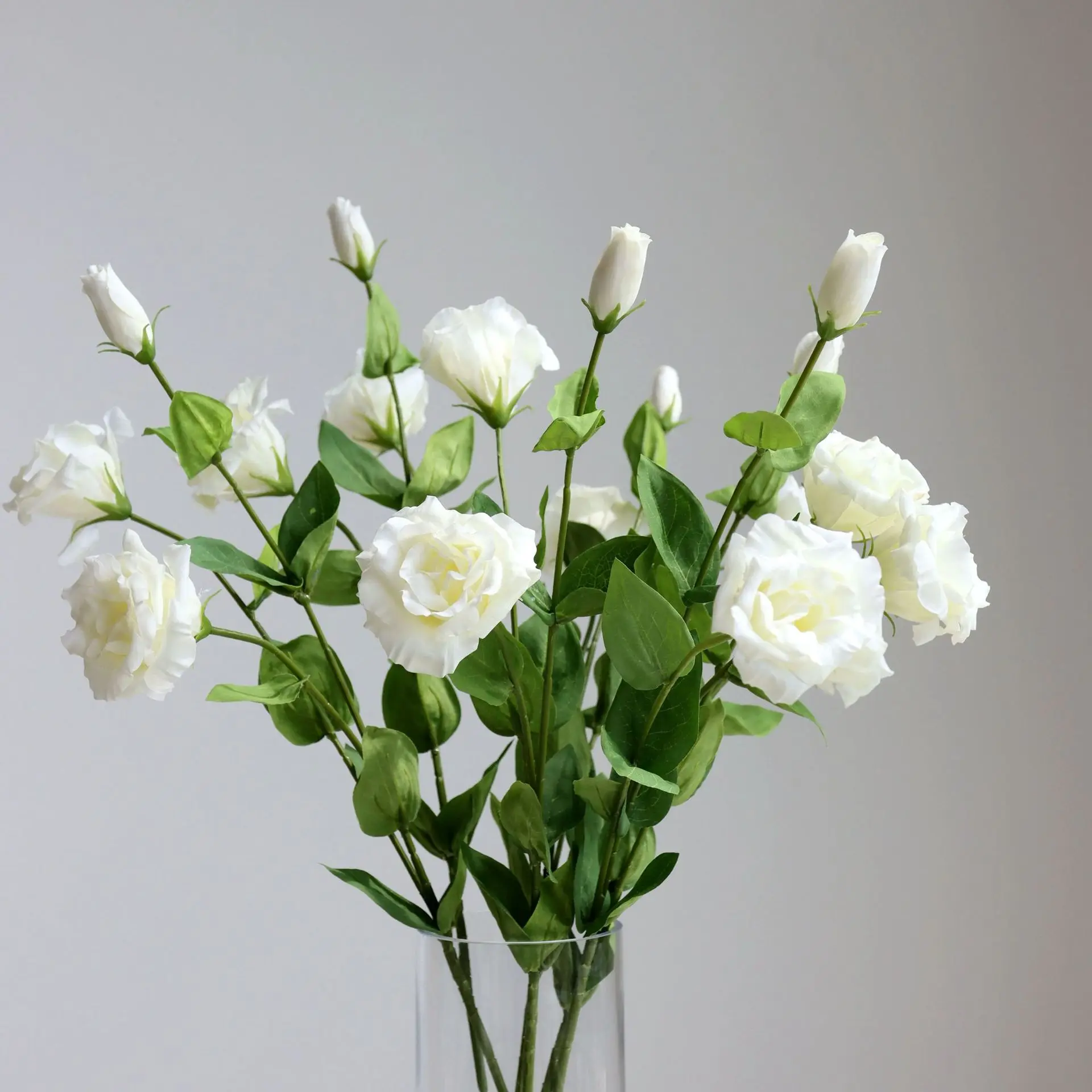 C-AEF001 Wholesale Artificial Silk 3 Heads real touch white Eustoma Flowers for wedding home party decoration
C-AEF001 Wholesale Artificial Silk 3 Heads real touch white Eustoma Flowers for wedding home party decoration