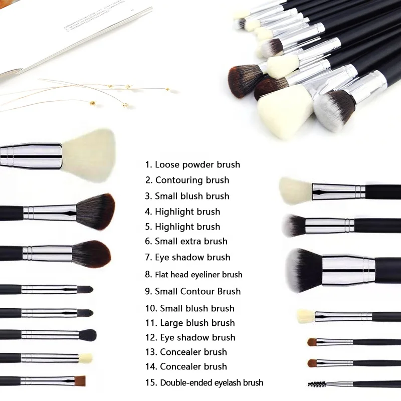 Customized Makeup Brushes 50% Off 33pcs Professional Makeup Kit Maphe Body Brush Makeup, Black or customized
Customized Makeup Brushes 50% Off 33pcs Professional Makeup Kit Maphe Body Brush Makeup, Black or customized