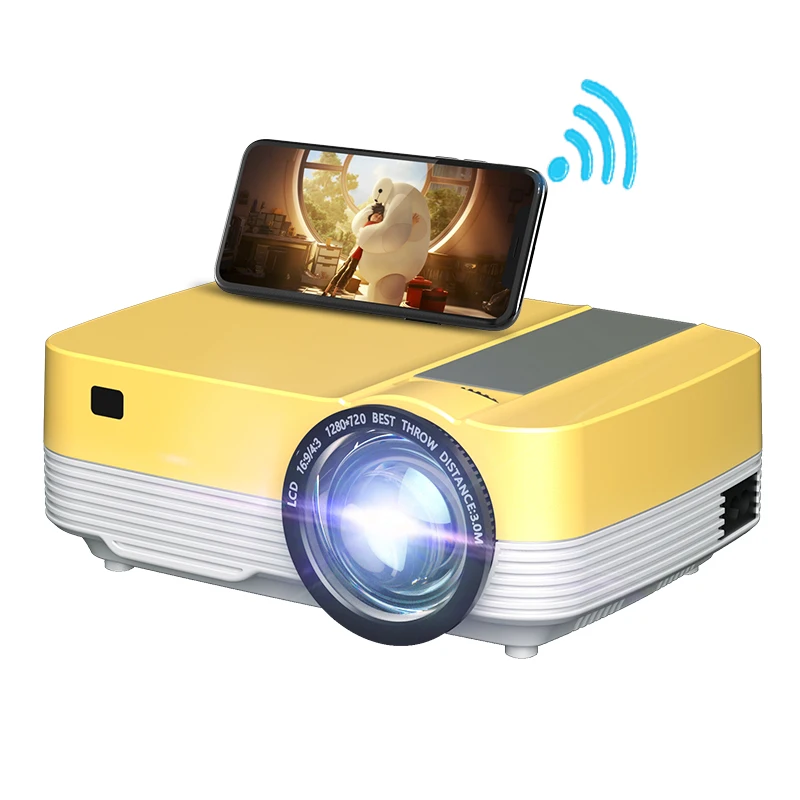 XIDU Outdoor Mobile Smart USB Video WiFi pico Full HD 1080P LED mini Pocket Portable LCD Projector 4K, Yellow
XIDU Outdoor Mobile Smart USB Video WiFi pico Full HD 1080P LED mini Pocket Portable LCD Projector 4K, Yellow