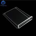 YongJing OEM and ODM Supported Clear Menu Stand Block T Shaped Acrylic Sign Holder