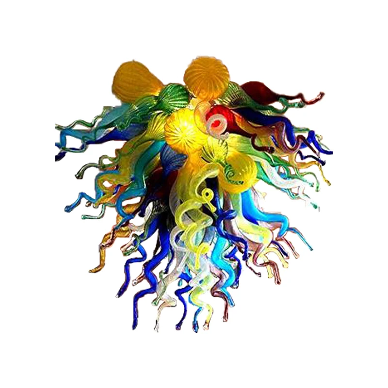 Multi Color Chandeliers Lighting Hand Blown Glass Chandelier Lamps LED Lights for Bedroom Decoration
Multi Color Chandeliers Lighting Hand Blown Glass Chandelier Lamps LED Lights for Bedroom Decoration