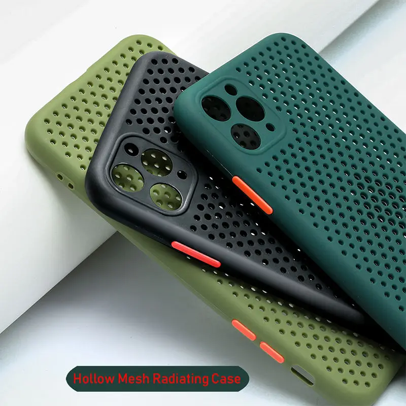 Heat Dissipation Breathable Cooling Case For iPhone 12 11 11Pro Max XR XS Max X 8 7 6S Plus SE 2 11Pro Soft TPU Plain Color Case
Heat Dissipation Breathable Cooling Case For iPhone 12 11 11Pro Max XR XS Max X 8 7 6S Plus SE 2 11Pro Soft TPU Plain Color Case