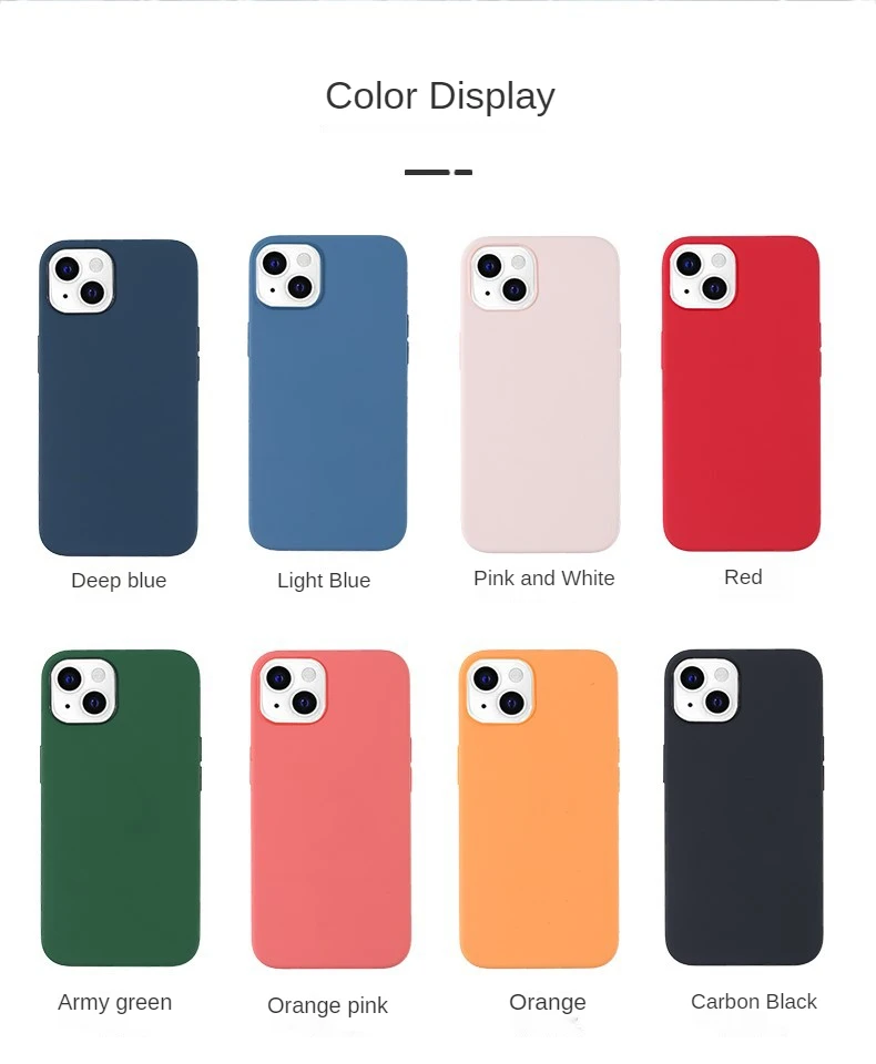 Official Original LOGO Magnetic Ring Wireless Charging Liquid Silicon Mobile Phone Bags & Cases for iPhone 11 12 13 Pro Max, 8 colors
Official Original LOGO Magnetic Ring Wireless Charging Liquid Silicon Mobile Phone Bags & Cases for iPhone 11 12 13 Pro Max, 8 colors