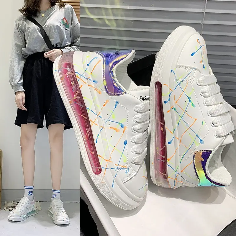 2021 New Designer Wedges White Shoes Female Platform Sneakers Women Casual Female Womens Trainers Shoes Women Walk Shoe, Yellow,blue,red
2021 New Designer Wedges White Shoes Female Platform Sneakers Women Casual Female Womens Trainers Shoes Women Walk Shoe, Yellow,blue,red