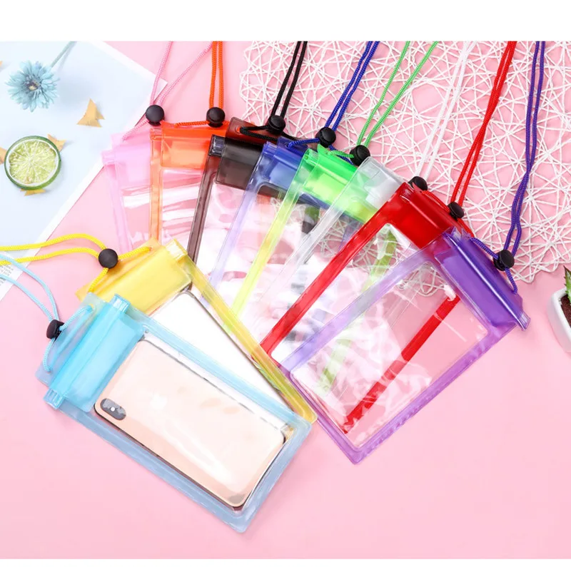 Hot Selling 7 Inch PVC Waterproof Mobile Phone Bag Swim Skiing Touchscreen Diving Water proof Phone Case Pouches
Hot Selling 7 Inch PVC Waterproof Mobile Phone Bag Swim Skiing Touchscreen Diving Water proof Phone Case Pouches