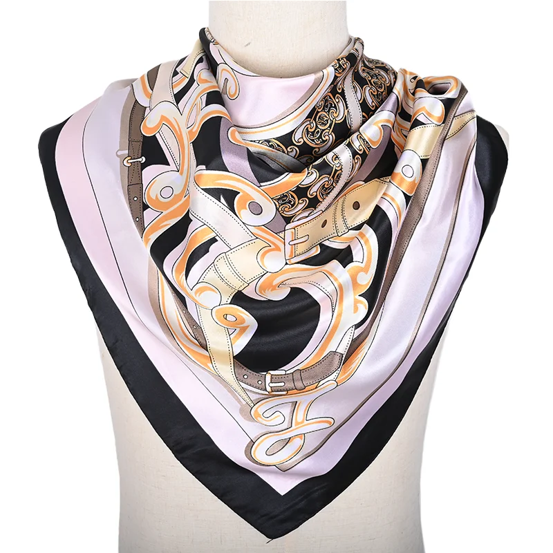 KEFEI High Quality Custom Satin Silk Scarf Square Scarf Digital Printing Women Polyester Scarf Shawls
KEFEI High Quality Custom Satin Silk Scarf Square Scarf Digital Printing Women Polyester Scarf Shawls