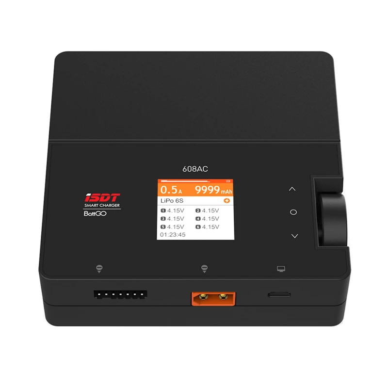 ISDT 608AC AC 60W DC 200W 8A BattGo Smart Battery Charger Discharger with Detachable Power Supply
ISDT 608AC AC 60W DC 200W 8A BattGo Smart Battery Charger Discharger with Detachable Power Supply