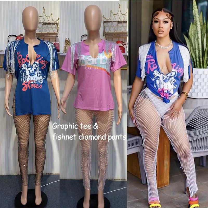 Printed Hip Hop Street Slit Fringe Short Sleeve T-Shirt Printing Graphic Clothing Tassel Woman Fashionable Tops For Women 2022, As picture
Printed Hip Hop Street Slit Fringe Short Sleeve T-Shirt Printing Graphic Clothing Tassel Woman Fashionable Tops For Women 2022, As picture