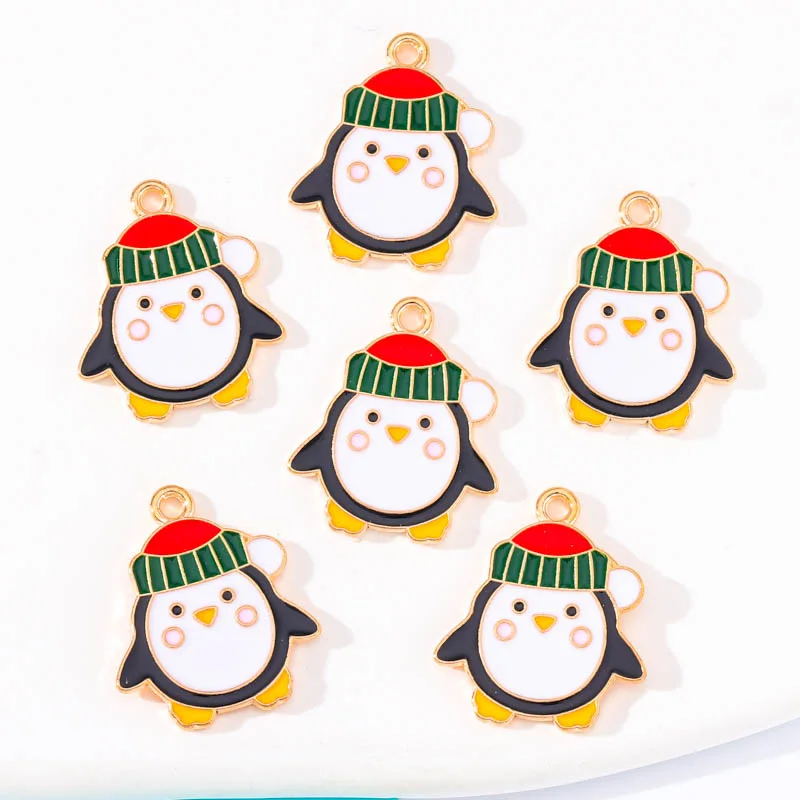 Cartoon Enamel Christmas Penguin Charms For Jewelry Making Earrings Pendants Necklaces D I Y Crafts Accessories
Cartoon Enamel Christmas Penguin Charms For Jewelry Making Earrings Pendants Necklaces D I Y Crafts Accessories