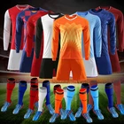 Blank Jersey Soccer Long Sleeve Club Team Soccer Uniform