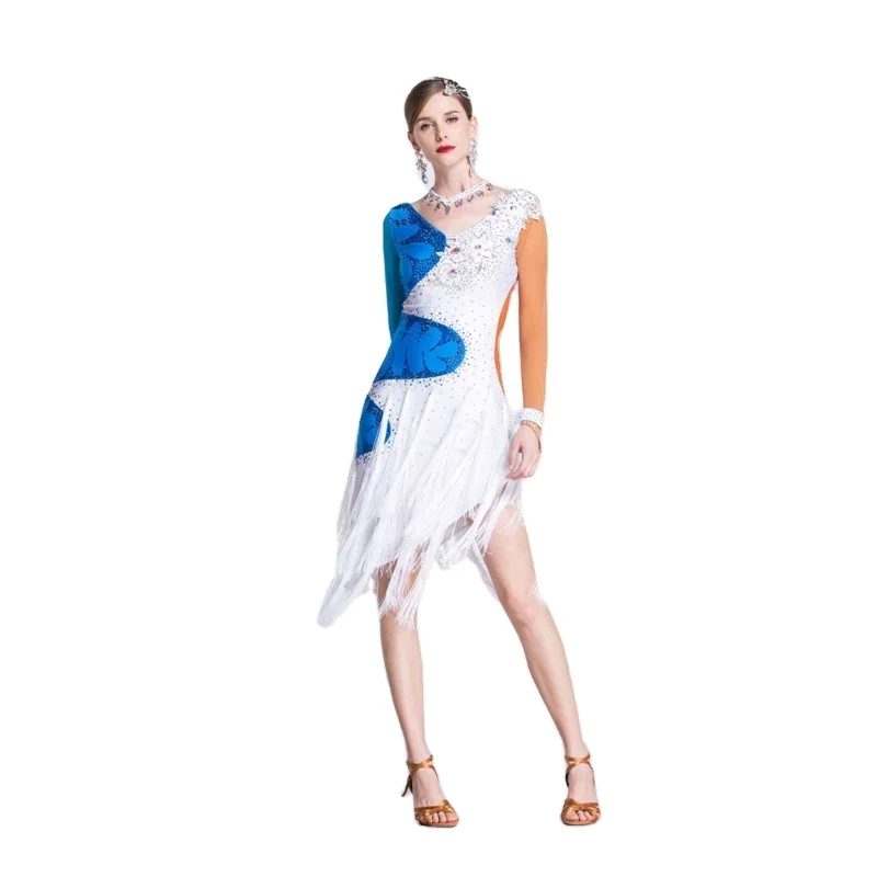 L-18297 Hand MadeLatin Woman Wear Samba Competition Adult Tassel High Quality Sexy Fringe Dancing Latin Dance Dress, Customer choice
L-18297 Hand MadeLatin Woman Wear Samba Competition Adult Tassel High Quality Sexy Fringe Dancing Latin Dance Dress, Customer choice