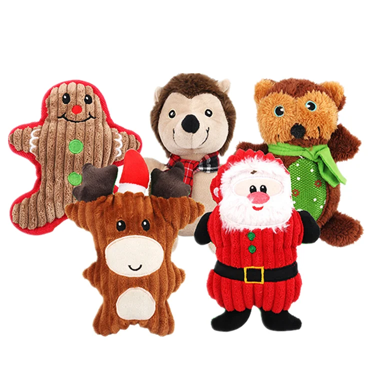 Wholesale Christmas Pet Squeaky Toys Plush Interactive Dog Xmas Gift For Small Medium Large Dogs
Wholesale Christmas Pet Squeaky Toys Plush Interactive Dog Xmas Gift For Small Medium Large Dogs